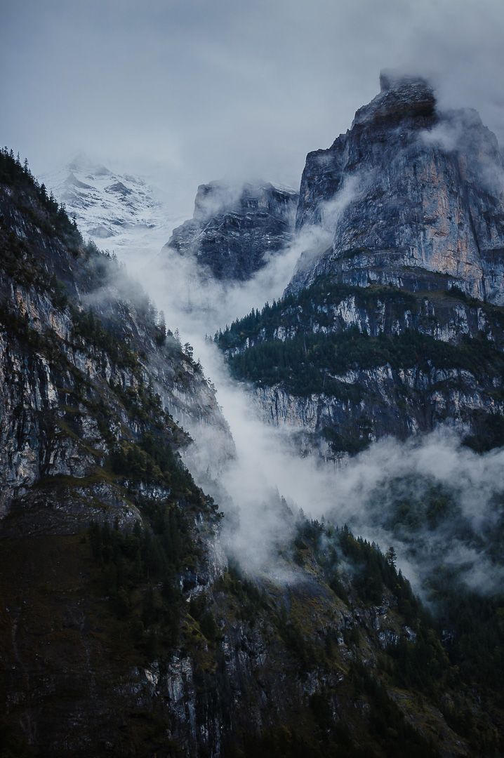 Alpine Cloud Cascade by Adam Lack