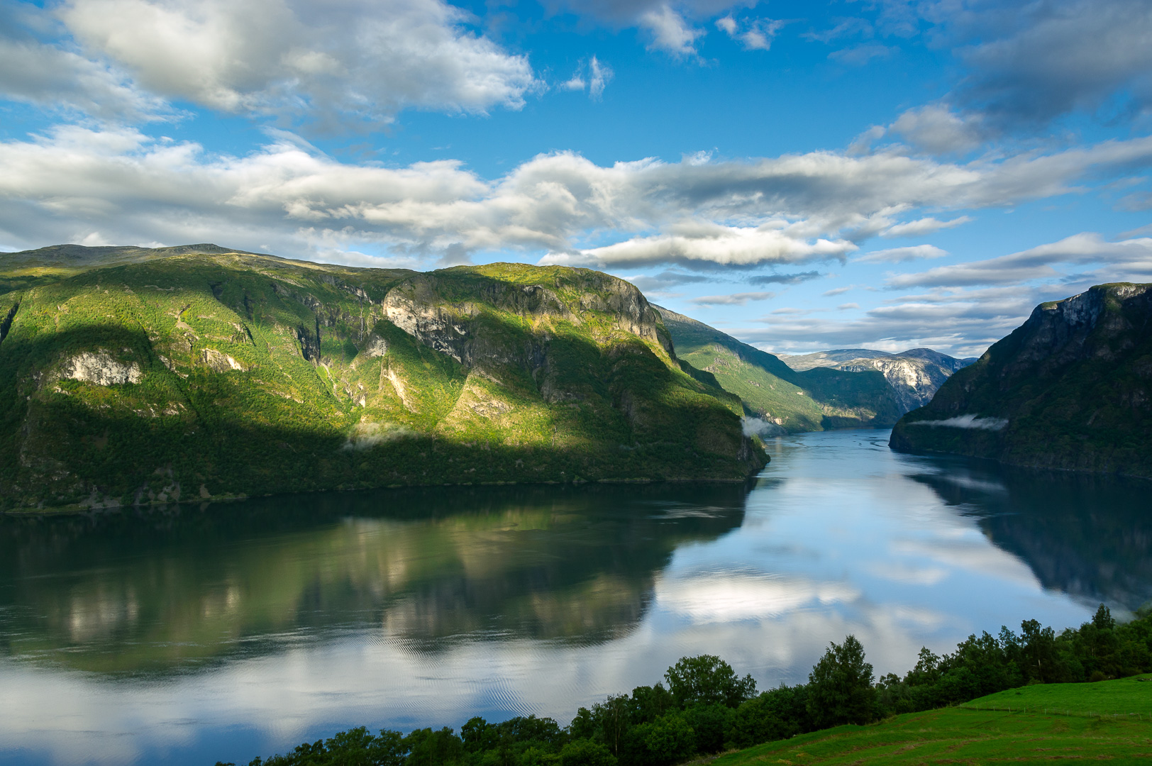Aurlandsfjord Morning by Adam Lack