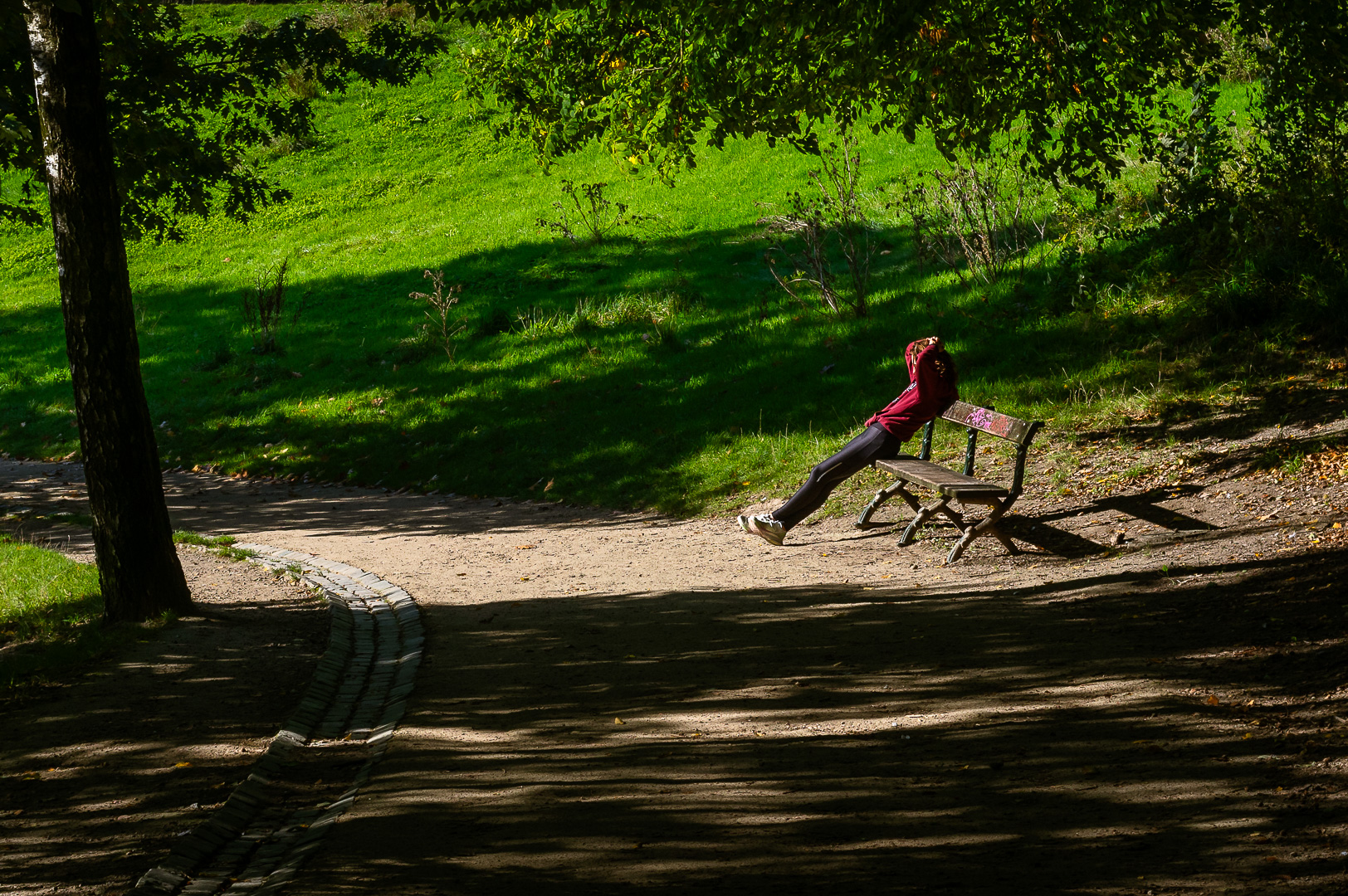 Enjoying the Belgian Sun by Adam Lack