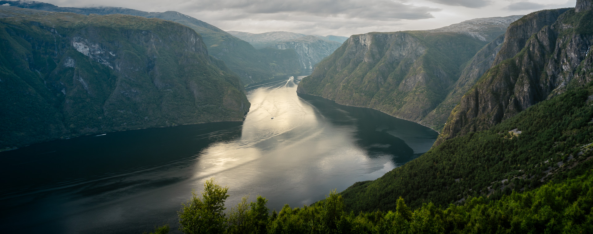 Evening Fjord Departure by Adam Lack
