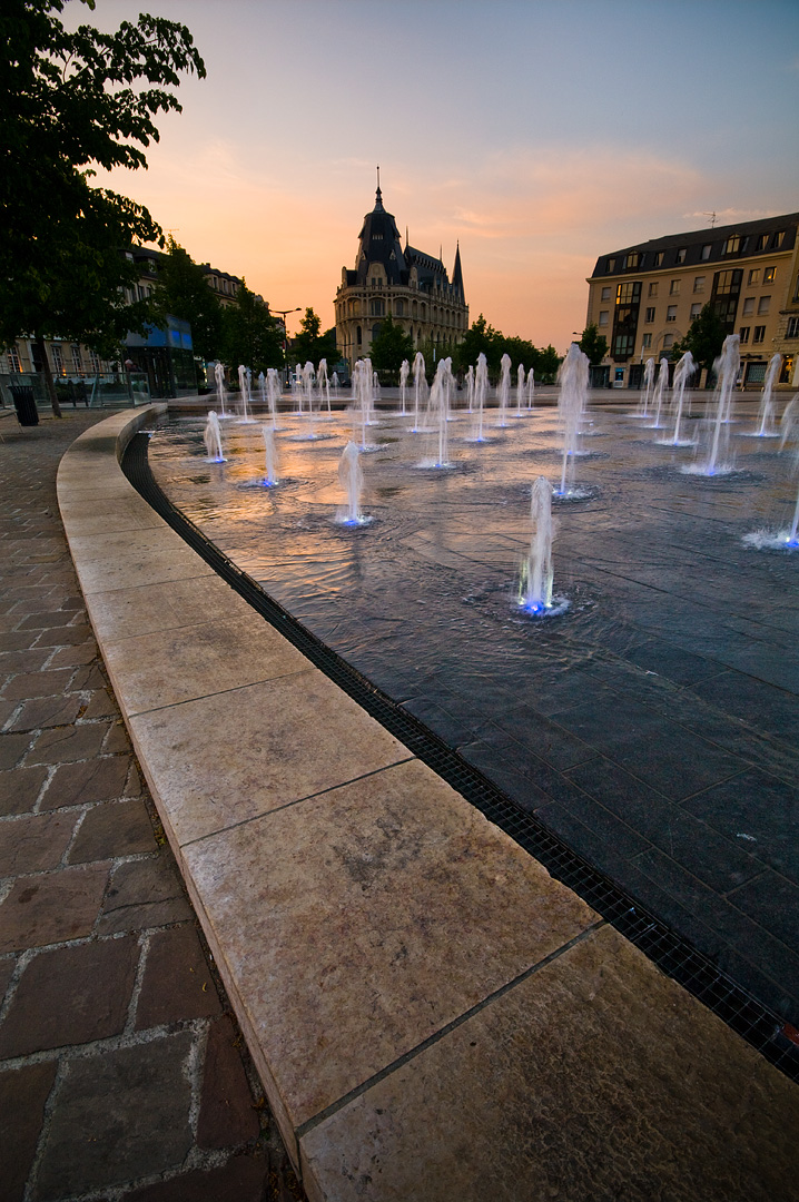 Fountain Sunset by Adam Lack