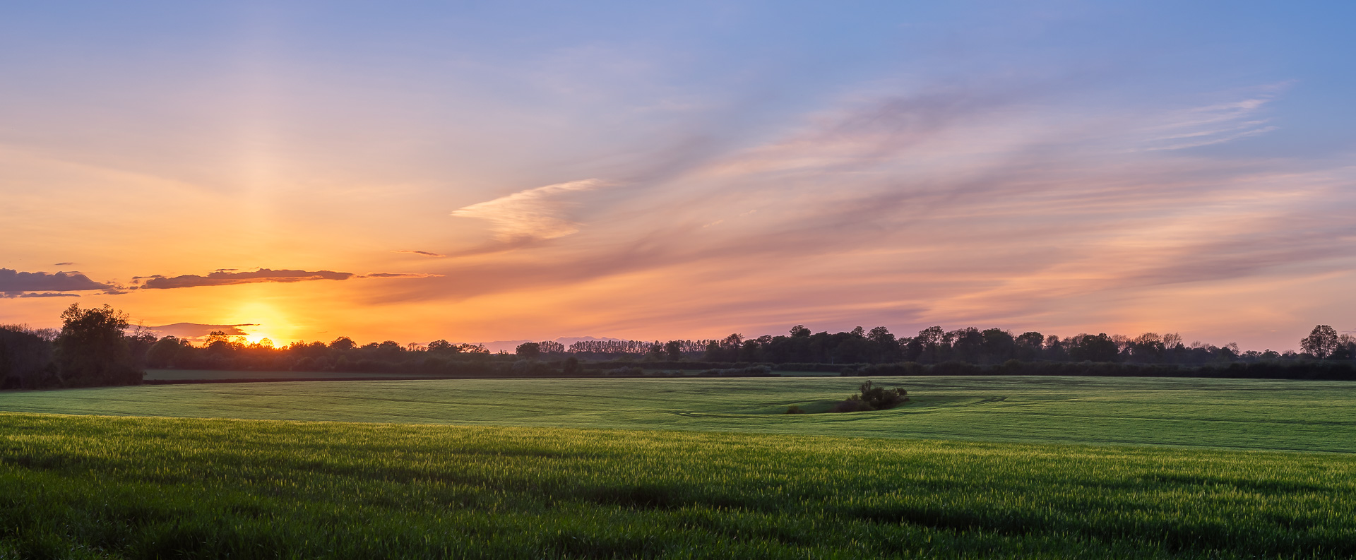 Sun Pillar Panoramic by Adam Lack