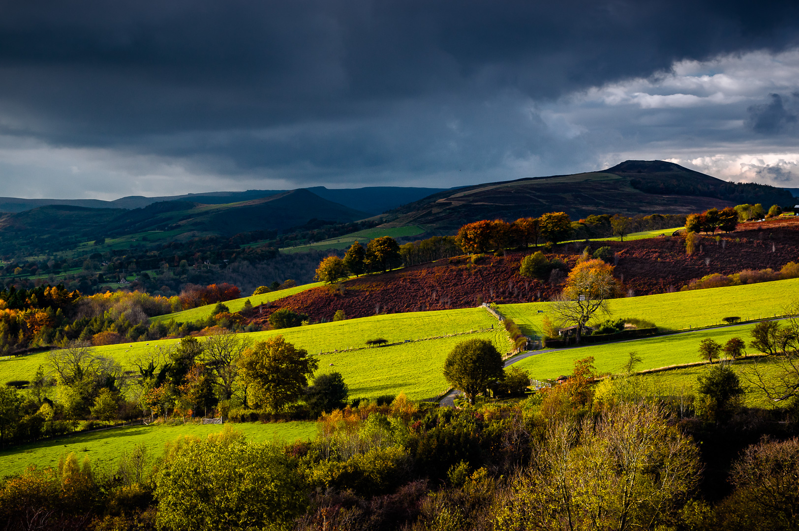 Golden hour in the peaks by Adam Lack