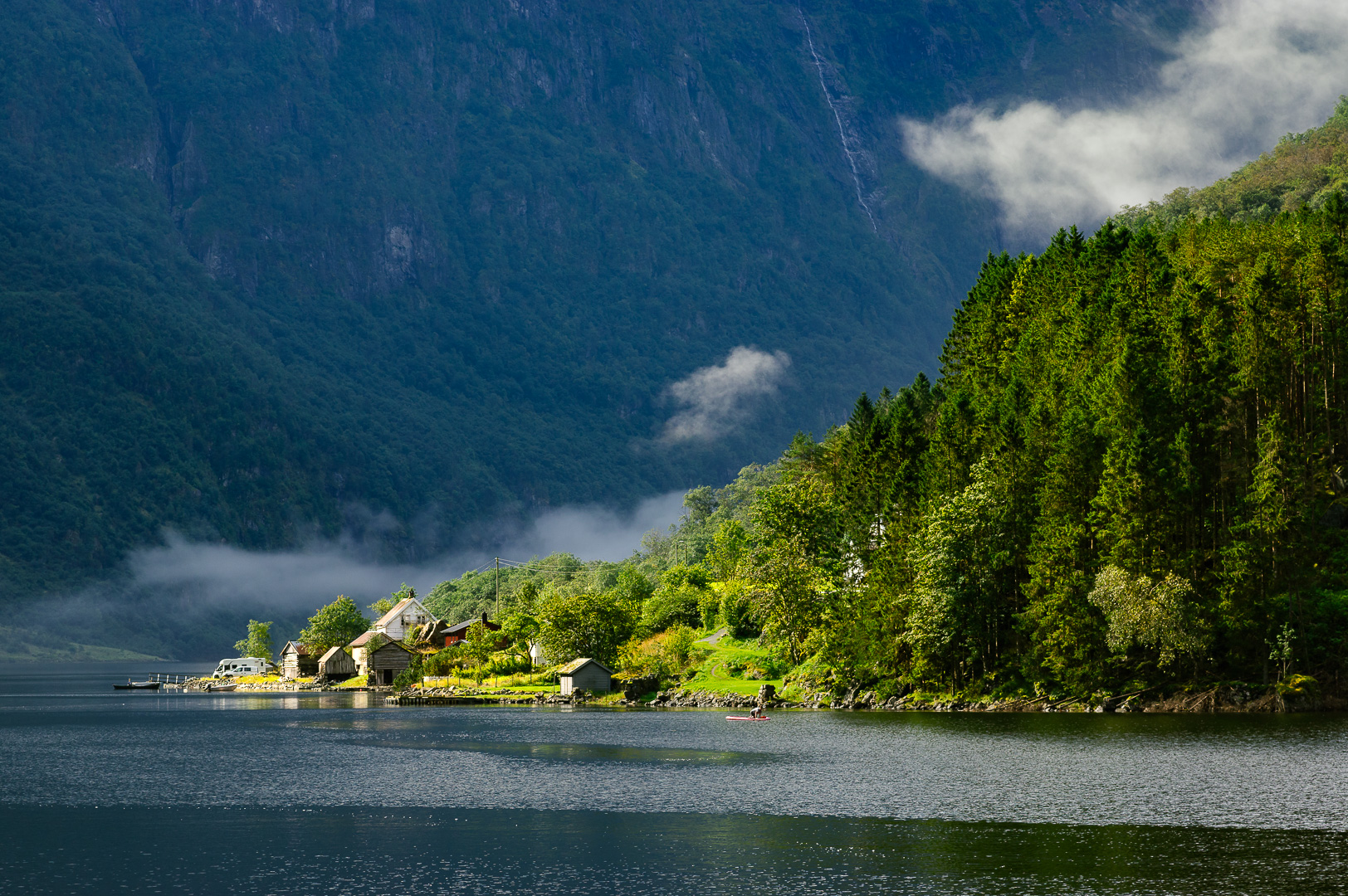 Naeroyfjorden II by Adam Lack