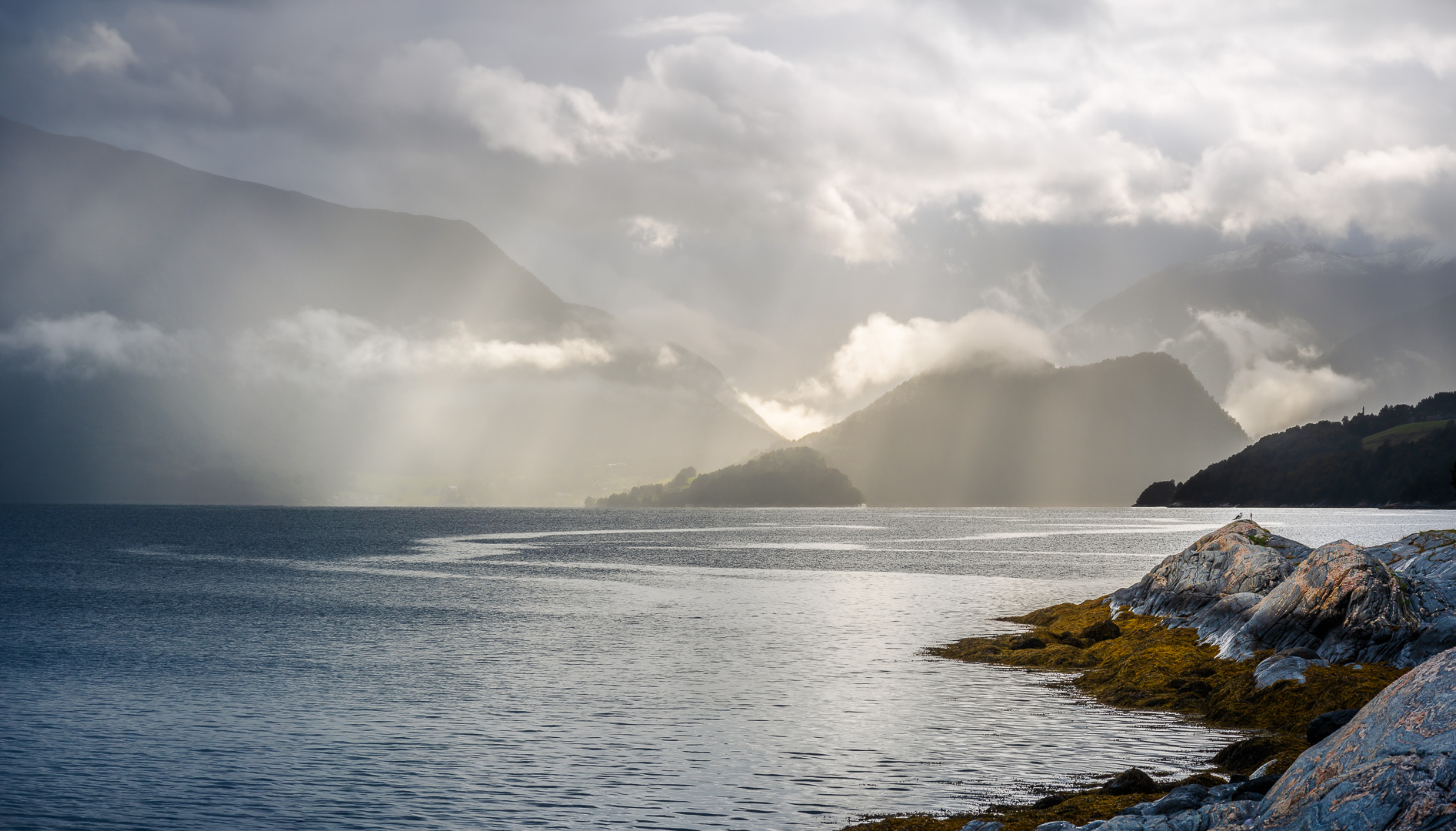 Romsdalsfjorden Rays by Adam Lack