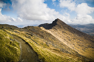 The path to West Peak